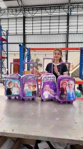 กระเป๋าล้อลากเอลซ่า อันนา กระเป๋านักเรียน ขนาด14-15-16 นิ้ว (Frozen2) ลิขสิทธิ์แท้ งานห้าง สวย