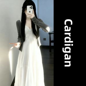 SUSIEYUAN | Innocent Elegant White Hollow Out Floral Spaghetti Strap Dress