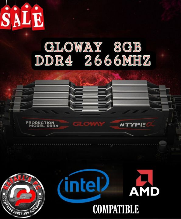Gloway 8gb ddr4 2666mhz desktop ram | Lazada PH