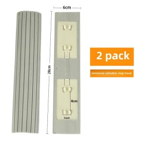 5 Pack Mop Head Cloth Double up Collodion Cotton Mop Head Absorbent Sponge Replacement Support Cloth Foldable General 27cm Head