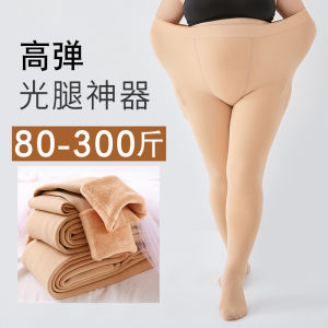 plus Size Thickened Fleece Leggings High Waist Pantyhose for plus Size Women Autumn Winter Warm Comfortable Shapely Leggings