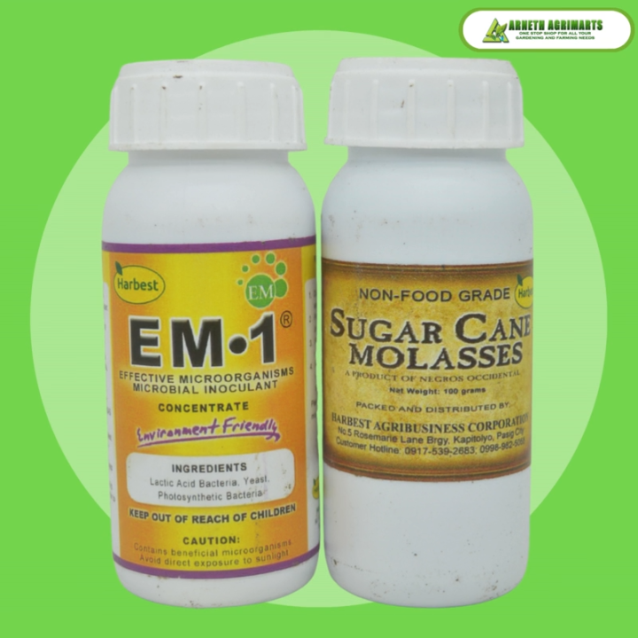 EM1 MICROBIAL CONCENTRATE EM 1 and molasses 100 ML | Lazada PH