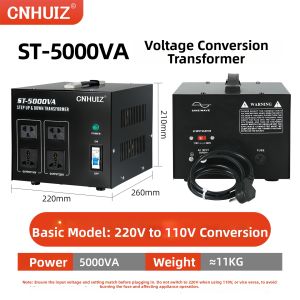 CNHUIZ | Voltage Conversion Transformer 220V to 110V Mutual Digital Power