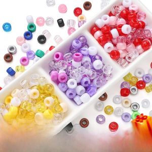 Mixed Color Acrylic Barrel Beads Stringing Beads DIY Handmade Mobile Phone Chain Material Accessories for Earrings Necklaces Bracelets