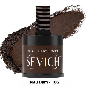 SEVICH Hairline Powder 10g Màu Đen Không Thấm Nước Tóc Tự Nhiên Che Phủ Rụng Tóc Tặng Kem Che Khuyết Điểm Gốc Tóc