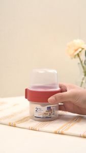 LocknLock Two Way Container Wadah Toples Penyimpanan Makanan Dua Sisi 150+150ml LLS211