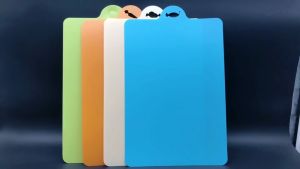 Talenan Dapur Elastis Silikon Plastik Cutting Board Elastis Papan Pemotong Elastis 4 Warna