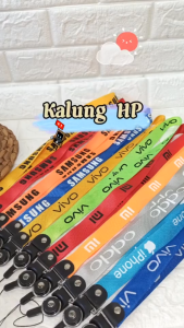 LANYARD / GANTUNGAN HP MOTIF BRAND TALI GANTUNGAN HP UNIVERSAL