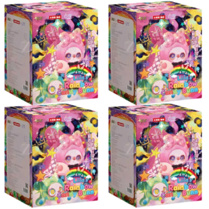 52TOYS | Babythree Liila Rainbow Candy Bunny Series Blind Box Multiple Styles Mini Cute Backpack Pendant Toys Mystery Box Surprise Gifts