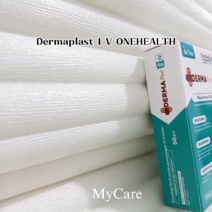 5pcs Dermaplast S IV Non Woven / Plester Anti Air Transparant Untuk Infus