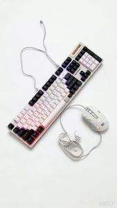 KM-200 Keyboard & Mouse Combo RGB Backlit Office & Gaming Ready Limited Offer