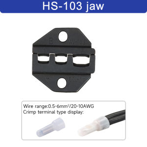1pcs HS Crimping pliers jaw for 230mm pliers plug spring and crimping cap terminals HS-03BC/2546B/103/101 high hardness jaw tool