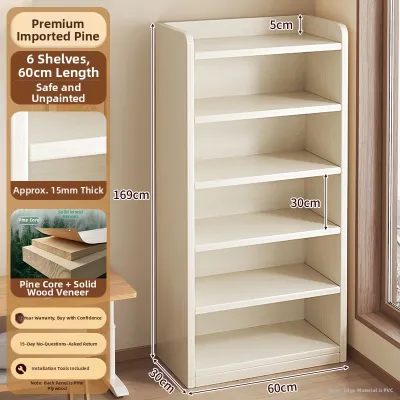 Multi-tiered Home Use Bookshelf Storage Rack