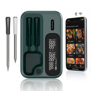 Tempwise Dual Mode Wireless BBQ Thermo-meter TNT-2BW with WiFi and Bluetooth Connectivity Long and Short Probe Combination IP67 Waterproof