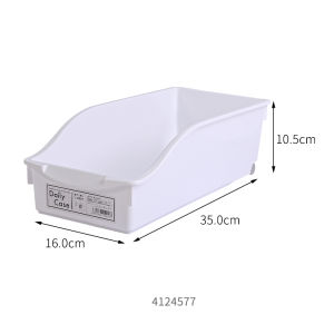 YAMADA กล่องเก็บของพลาสติกพร้อมล้อสำหรับจัดระเบียบในครัว กล่องเก็บของบนโต๊ะ อุปกรณ์เก็บของในครัว