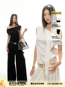 Original Design 4muggle Silk Wool Scarf Pleated Vest Versatile Comfortable Loose Fit Elegant Top for Women in Their 20s And 30s