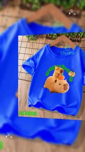 Áo thun trẻ em capybara carot cho bé trai bé gáitừ 6kg-30kg.ALBB06