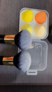 แปรงแต่งหน้า ทรงกลม ขนาดใหญ่พิเศษ สําหรับช่างเสริมสวย และแปรงแต่งหน้า อเนกประสงค์แปรงแป้งฝุ่น เหมาะสำหรับมือใหม่