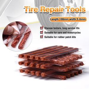 Jozoo Car Motorcycle Tyre Tubeless Seal Rubber Strip Plug Tire Puncture Repair Tool Kit 5pcs