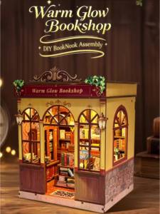 DIY Miniature House Kit with LED Light Furniture 3D Puzzle Handmade Dollhouse Wooden Craft Home Decor for Xmas Birthday Gifts