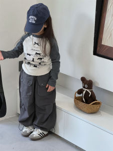 Stylish Slim Fit American Letter Print T-Shirt Girls Spring Fashionable Work Pants Inner Outer Match T-Shirt Trendy Top