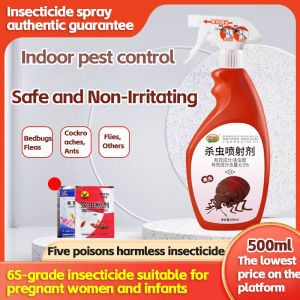 Flea Free Insecticide Spray 500ML Odorless Non-toxic Kills Bed Bugs Fleas Dust Mites for Mattresses Furniture