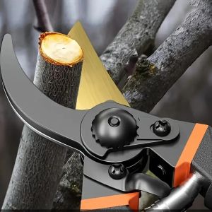 8.5" Professional Titanium Bypass Pruning Shears (T13)- Super Sharp Premium Garden Shears Pruning Shears For Gardening Garden