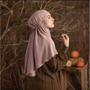NEW HIJAB BERGO CRINKLE AIRFLOW PREMIUM BERGO POLOS