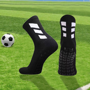 1 Pairs New Striped Thick Towel Bottom Anti Slip Football Sports Socks Basketball Socks