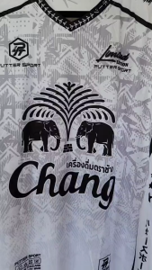 เสื้อพิมพ์ลาย ช้าง Chang เสื้อแขนสั้น เนื้อผ้ากีฬาไมโครซับลายเกรดAพรีเมี่ยม เสื้อกีฬา เสื้อทีม เสื้อกลุ่ม เสื้อเที่ยว มี 4 สี 4 สไตร์ ไซส์ M-3XL ผลิตโรงงานไทย