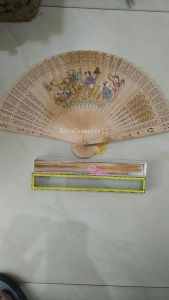 ❤ RatuCosmetic12 ❤ KIPAS TANGAN KAYU LIPAT IMPORT BERAROMA BEE FLOWER