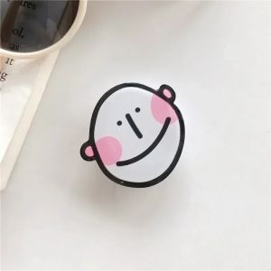 LS | Korea Cute Cartoon Acrylic Flower Universal Phone Holder Support For iPhone 18 17 Samsung Mobile Phone Folding Finger Ring Stand
