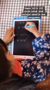 WDN [BISA COD GRATIS ONGKIR] LCD DRAWING WRITING 8.5Inch TABLET MAINAN / PAPAN TULIS GAMBAR ANAK DAN DEWASA