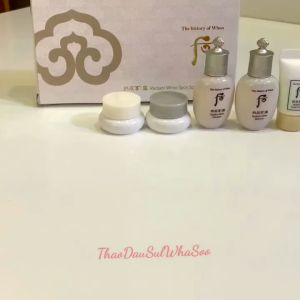 Whoo Bộ mini dưỡng trắng da giảm thâm nám 5 sản phẩm Whoo Seol Radiant White Special Gift Set