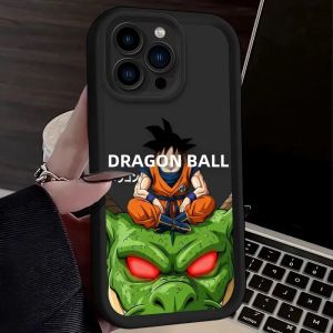 Bandai | Ốp Lưng Silicon Dragon Ball Kid Goku Kame Nimbus Shenron Cho iPhone 17/16/15/14/13/12/11 Pro Max X XS SE 2020 - Thiết Kế Mờ Nhẹ Chống Xước