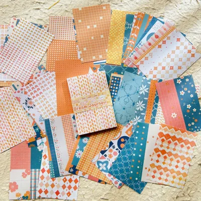 50 ชิ้น Vintage Scrapbooking กระดาษสร้างสรรค์บัญชีมือกระดาษตกแต่งสําหรับ DIY ศิลปะหัตถกรรม Scrapbooking ขยะ Journal