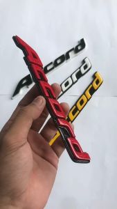 EKSTERIOR VARIASI MOBIL TULISAN EMBLEM ACCORD 3 DIMENSI TIMBUL