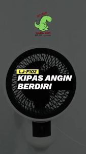 Kipas Angin Berdiri Minimalis Electric Stand Rotation Fan 9 Inch Premium LJ-F102 Venrc Wakakids