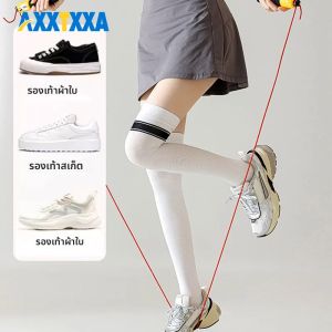 1 คู่เข่าถุงเท้าสูงต้นขาสูงลายเหนือเข่าถุงเท้ายาวทึบแสงถุงน่องต้นขาสําหรับวิ่งโยคะฟิตเนสเต้นรํา