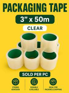 Packaging Tape 3 inches x 50m (Any Brand)High Quality Tape