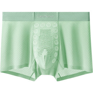 CarbinKoneer | กางเกงบ็อกเซอร์ชาย CarbinKoneer ผ้าไหมน้ำแข็ง ทรงสี่เหลี่ยม ชุดของขวัญ ฤดูร้อน 2025 กางเกงบ็อกเซอร์ชายทรงสี่เหลี่ยม