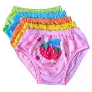 PROMO 12 PCS celana dalam anak perempuan Motif strawberry / Cd harian lusinan anak bahan kaos lembut