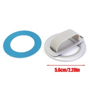Magnetic Silicone Phone Stand 180° Flip Alloy Anti-Slip Desk Holder MagSafe Compatible for Video Calls Reading Travel
