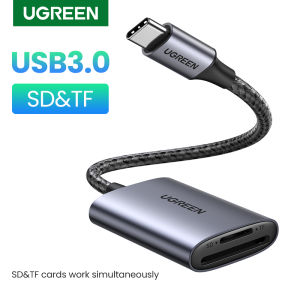UGREEN USB C SD Card Reader 2-in-1 Micro SD Card Reader USB C Memory Card Reader for TF SD Micro SD SDXC SDHC MMC RS-MMC Micro SDXC UHS-I Cards for MacBook Pro iPad Pro iPad air Samsung Galaxy
