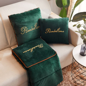 Customized Thickened Crystal Velvet Blanket Pillow