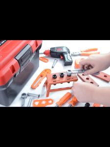 (Có hộp đựng)Bộ đồ chơi dụng cụ sửa chữa mô phỏng cho bé đồ chơi kỹ sư cơ khí đồ chơi trí tuệ đồ chơi trẻ em tại nhà