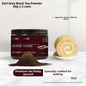 LIEHUFU | Baking Earl Grey Tea Powder For Cakes Rolls Bread Coffee Cream Ingredient