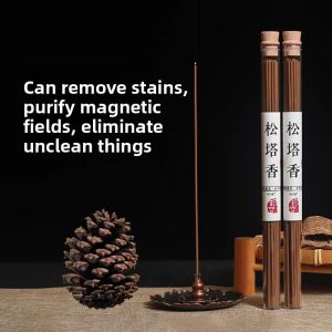 MONLEYTA | Natural Pinecone Incense Ancient Method Indoor Purification Magnetic Field Pureization Home Use Pruduct Round Shape Long Burning Time