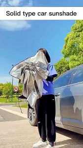 Car Sun Shade front mirror Windshield Cover Foldable Car Sunshaed Umbrella UV Rays and Heat Sun Visor Protect Car Parasol Heat Insulation Board