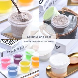 AMW | Disposal Freezer-safe Containers for Ice Cream Mousse Jelly Pudding